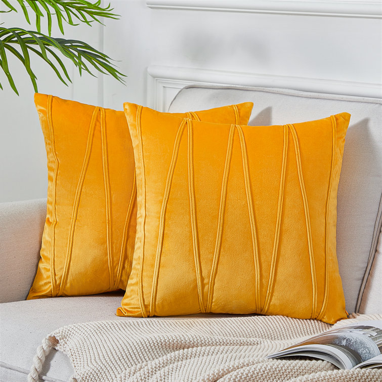 Topfinel Square Velvet Pillow Cover & Reviews Wayfair